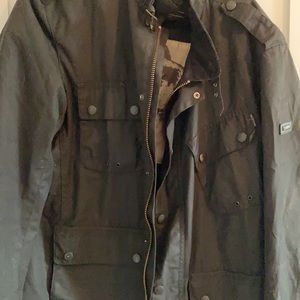 barbour touring coat